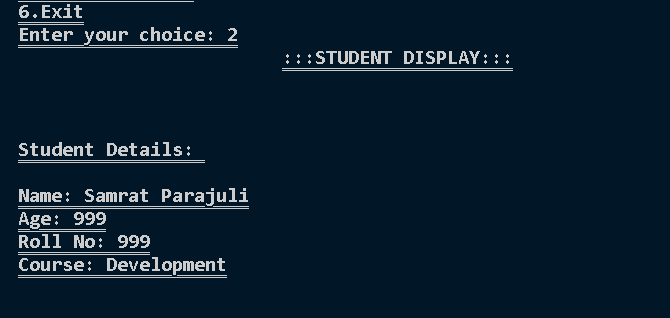 Database Dump
